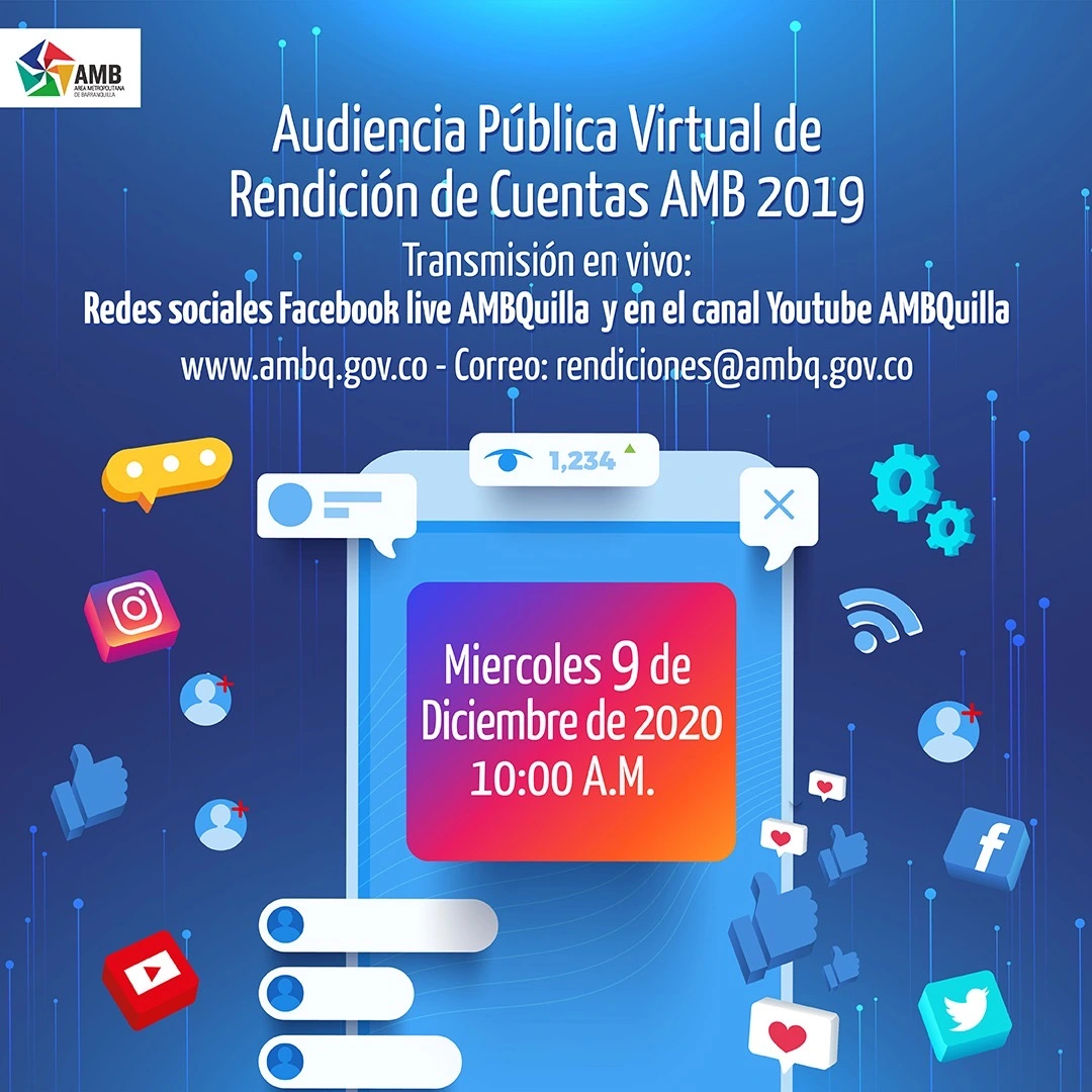 AMB RINDE CUENTAS VIRTUAL EL MIÉRCOLES 9