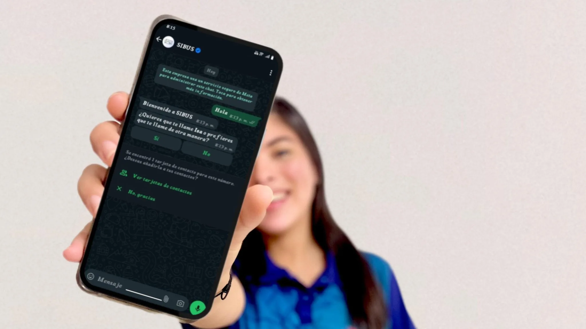 Ahora con solo compartir tu ubicación en whatsapp podrás saber que rutas de buses pasan cerca de ti