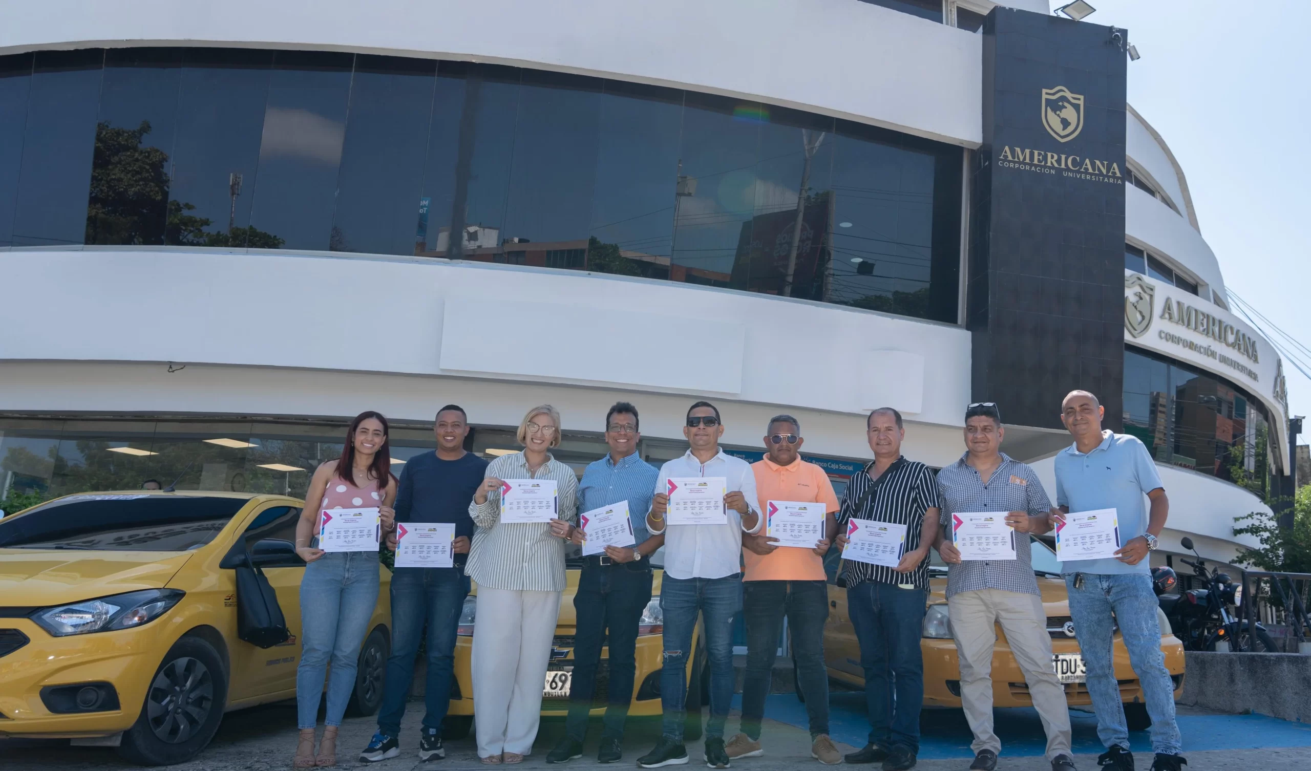 Área Metropolitana de Barranquilla y la Corporación Universitaria Americana becarán a 80 taxistas y/o familiares para estudiar 12 carreras profesionales